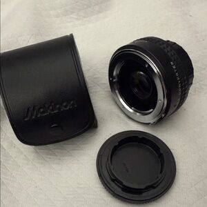 Vintage MAKINON Japan Lens Kit 2X Teleconverter, No 1 Adapter, M1 Lens + Case
